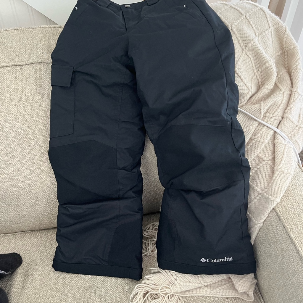 Columbia Boys 6/7 Black Insulated Ski/Snow Pants